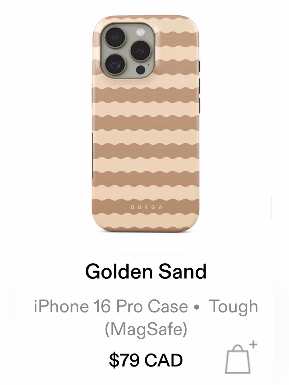 Burga iPhone 16 Pro phone case